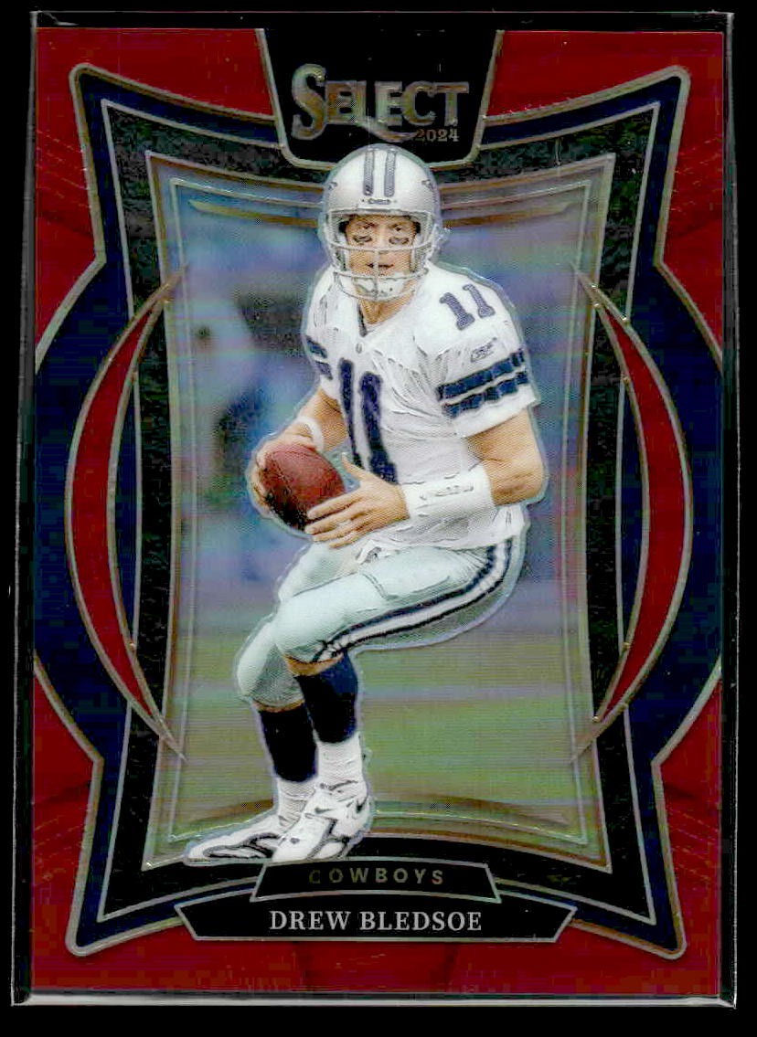 2024 Panini Select #53 Drew Bledsoe Red Prizm #/99