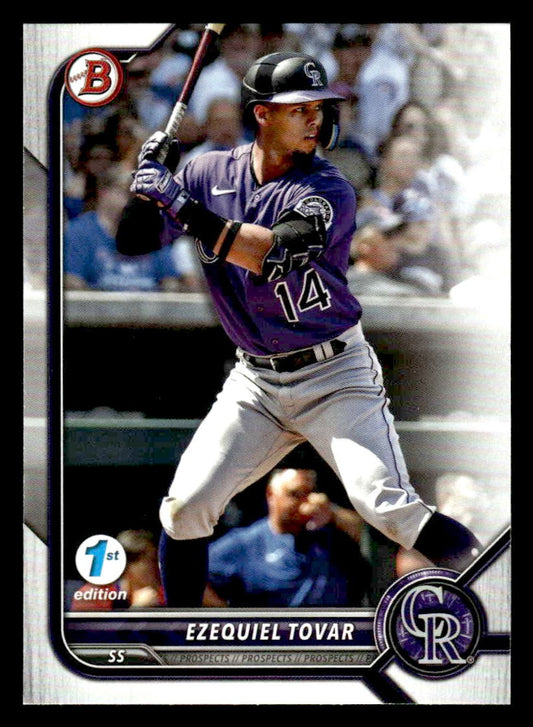 2022 Bowman Draft 1st Edition #BD-83 Ezequiel Tovar