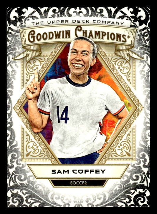 2025 Upper Deck Goodwin Champions #68 Sam Coffey Glossy Black