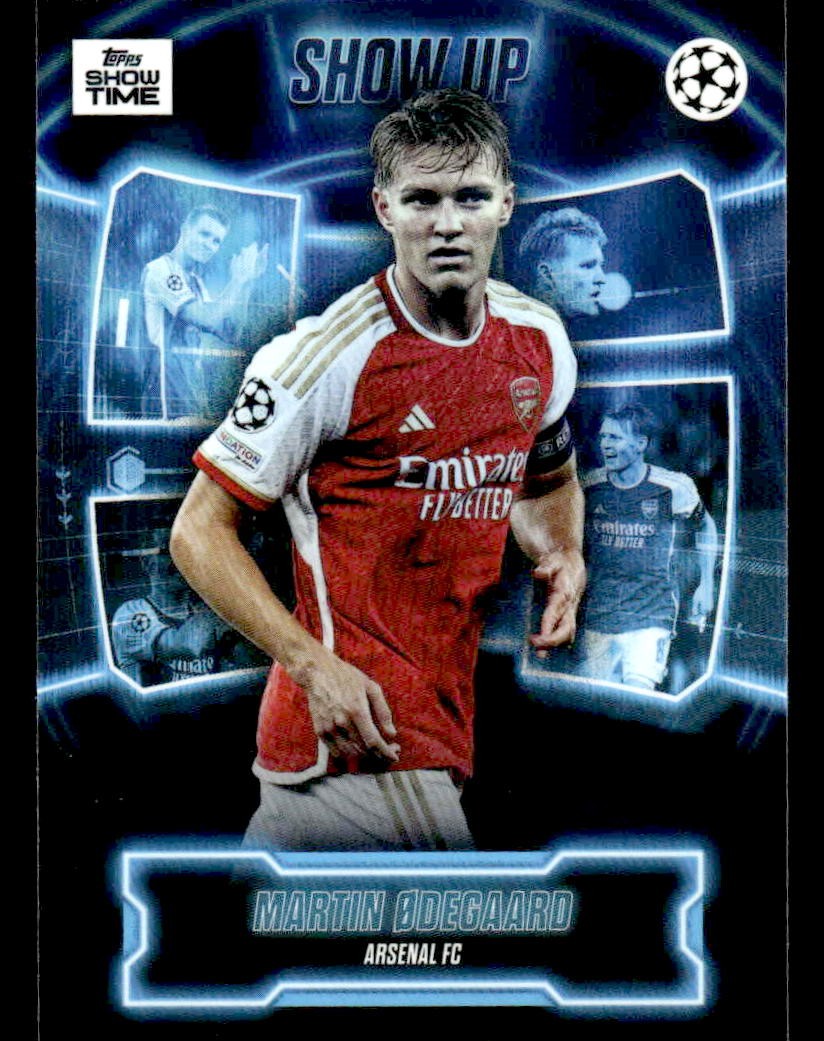 2023-24 Topps Showtime UEFA Club Competitions Show Up #NNO Martin Odegaard