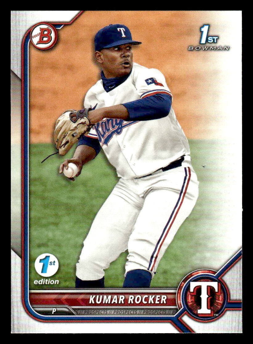 2022 Bowman Draft 1st Edition #BD-164 Kumar Rocker