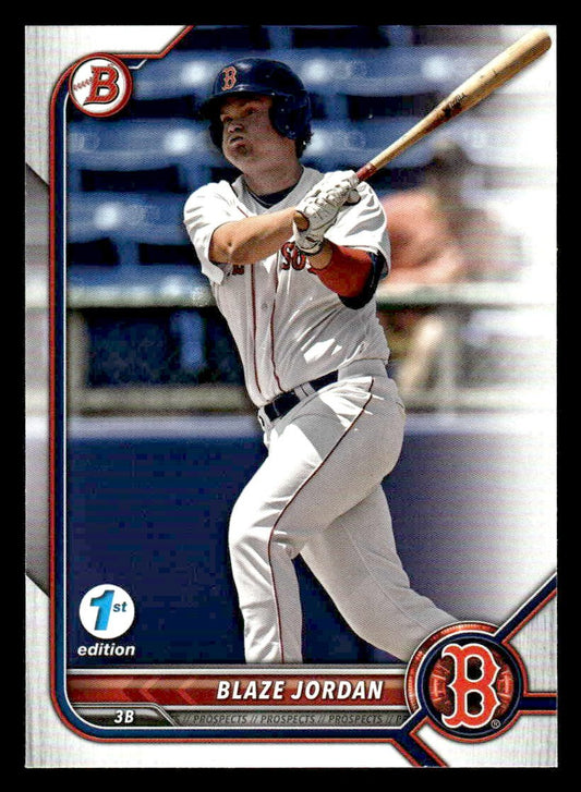 2022 Bowman Draft 1st Edition #BD-24 Blaze Jordan