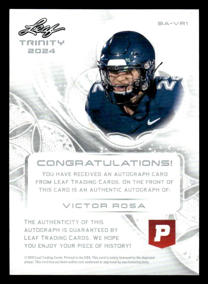 2024 Leaf Trinity - Pristine Auctions #BA-VR1 Victor Rosa