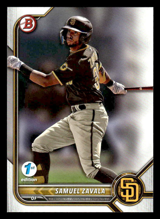 2022 Bowman Draft 1st Edition #BD-98 Samuel Zavala