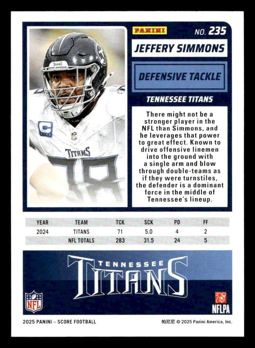 2025 Score #235 Jeffery Simmons