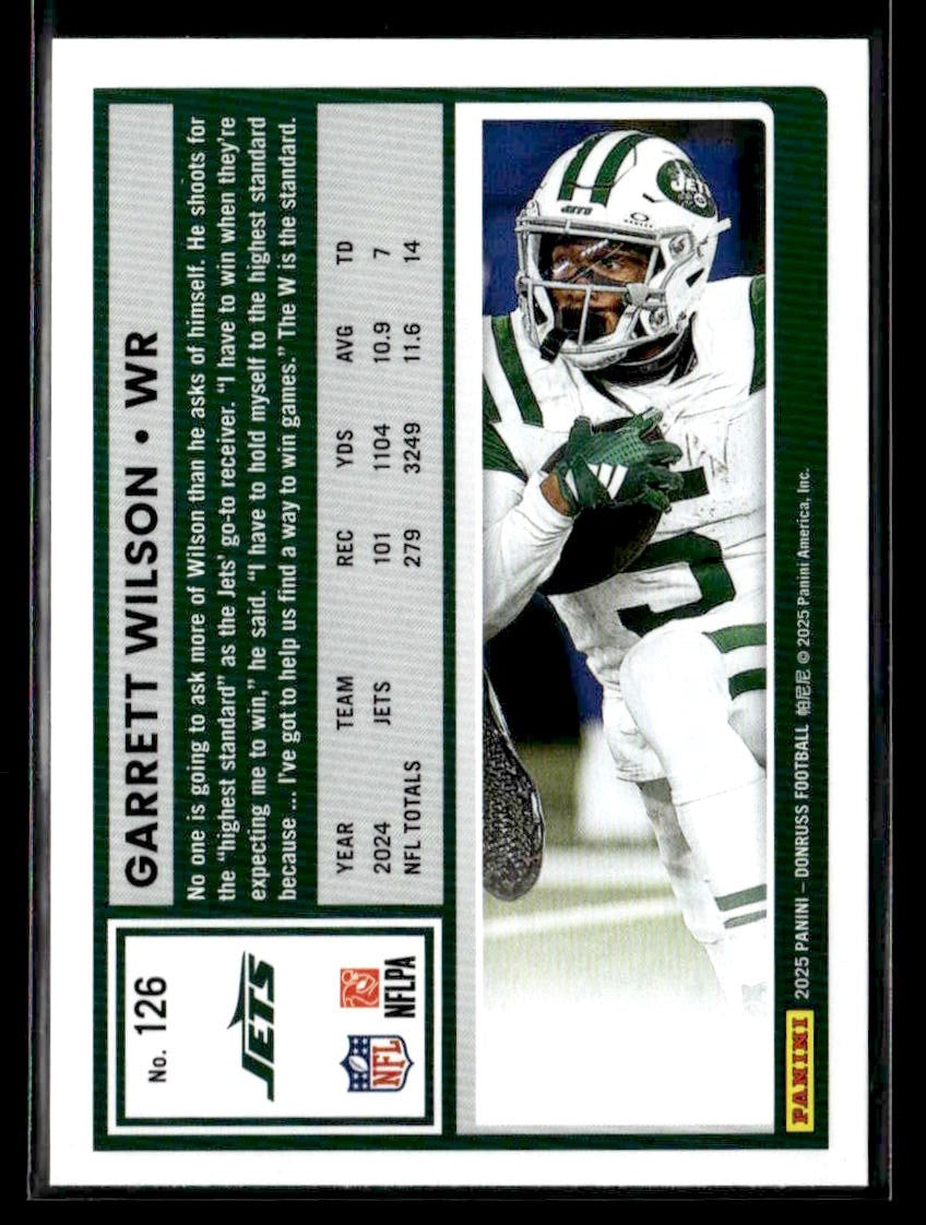 2025 Donruss #126 Garrett Wilson