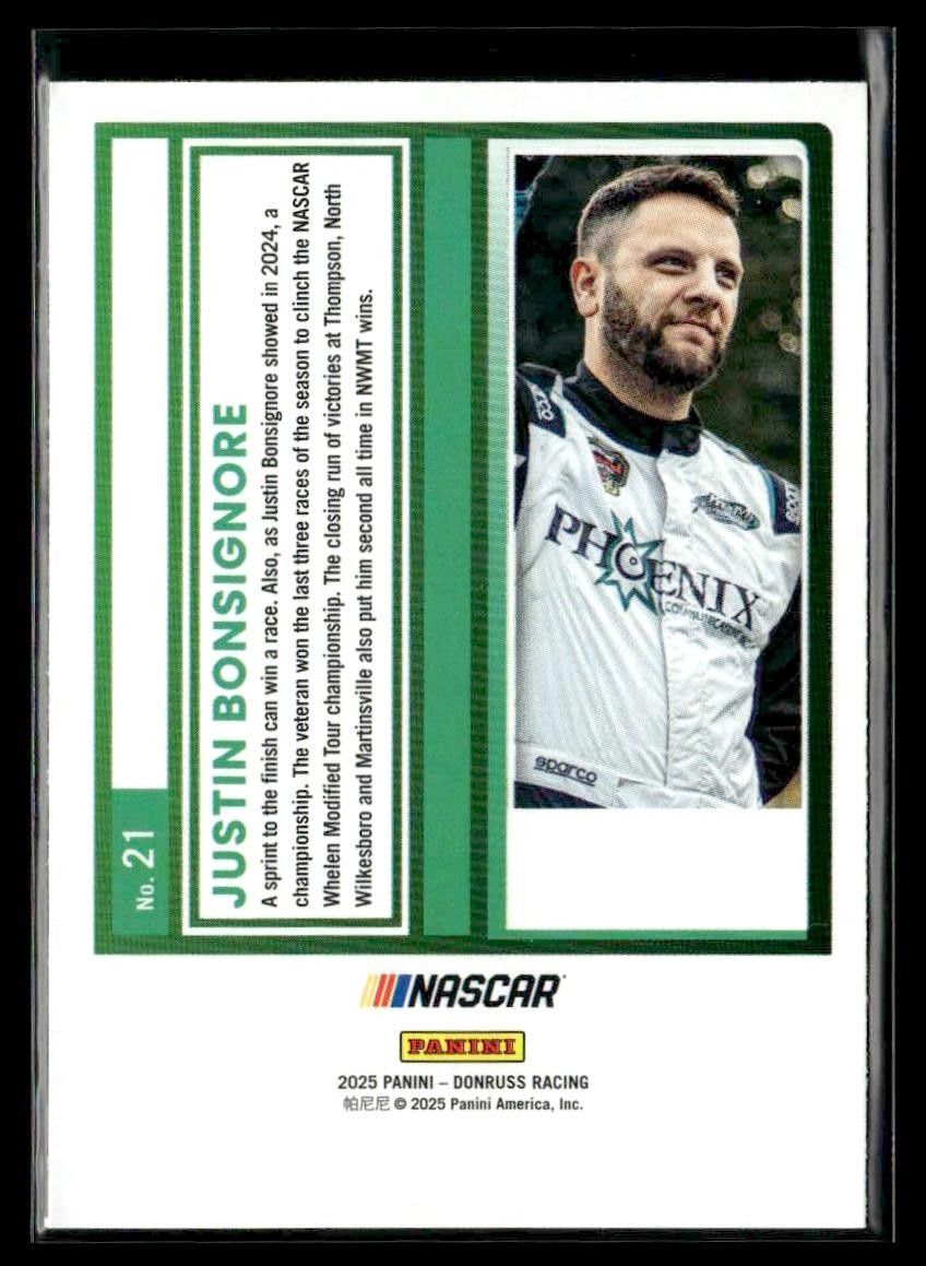 2025 Donruss #21 Justin Bonsignore