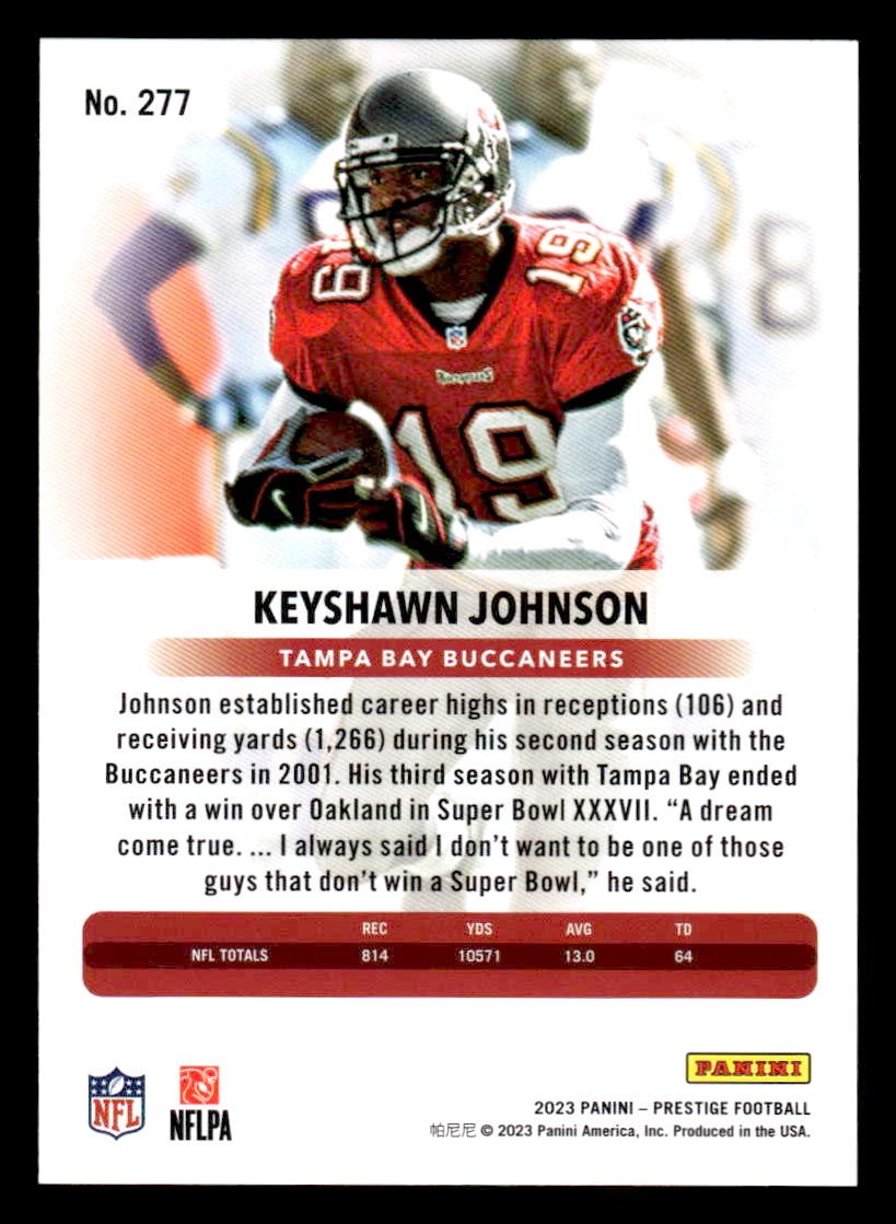 2023 Panini Prestige #277 Keyshawn Johnson