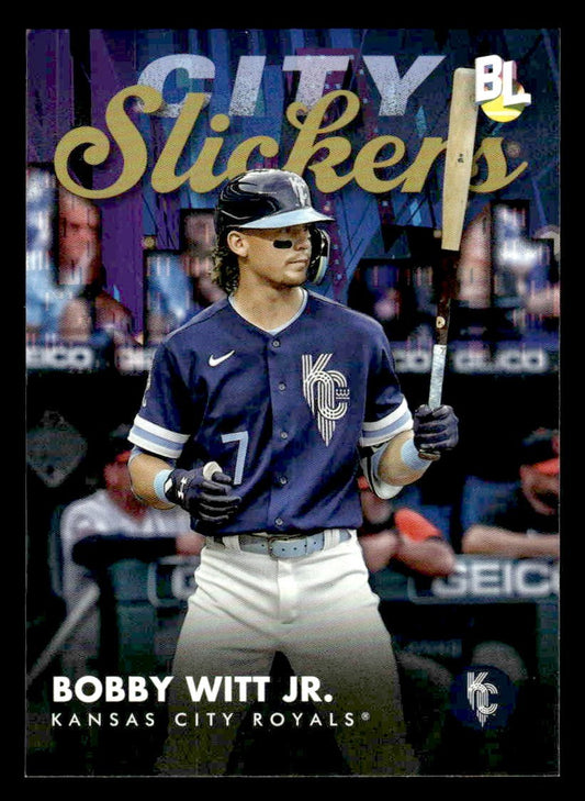 2023 Topps Big League #CS-12 Bobby Witt Jr. City Slickers