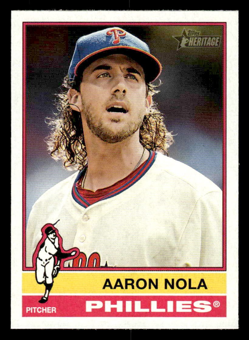 2025 Topps Heritage #186 Aaron Nola