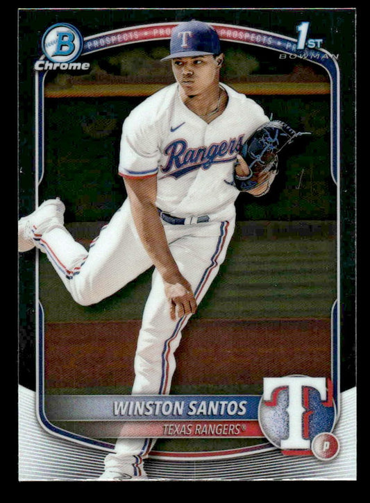 2025 Bowman #BCP-121 Winston Santos Chrome Prospects