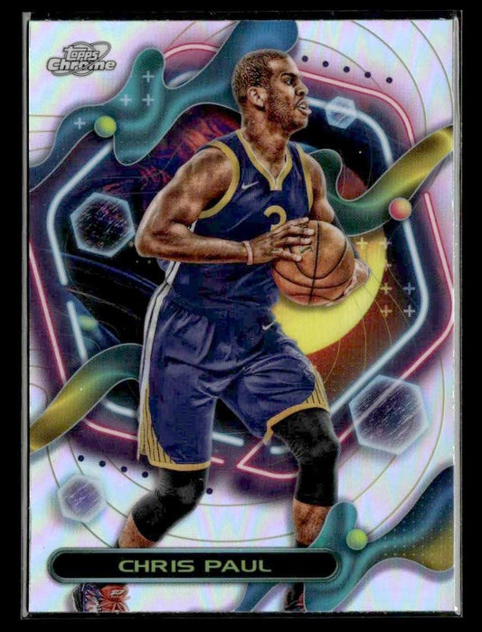2023-24 Topps Chrome Cosmic #121 Chris Paul Refractors