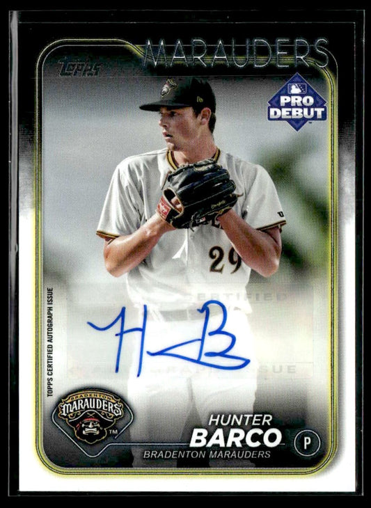 2024 Topps Pro Debut #PD-183 Hunter Barco Autographs