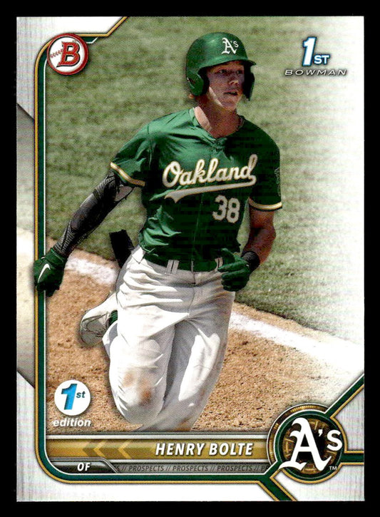 2022 Bowman Draft 1st Edition #BD-121 Henry Bolte