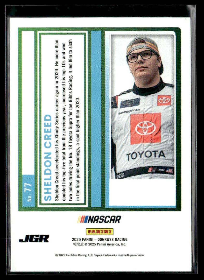 2025 Donruss #77 Sheldon Creed