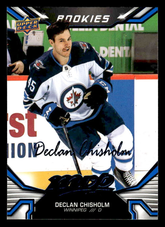 2022-23 Upper Deck MVP #236 Declan Chisholm Blue Script