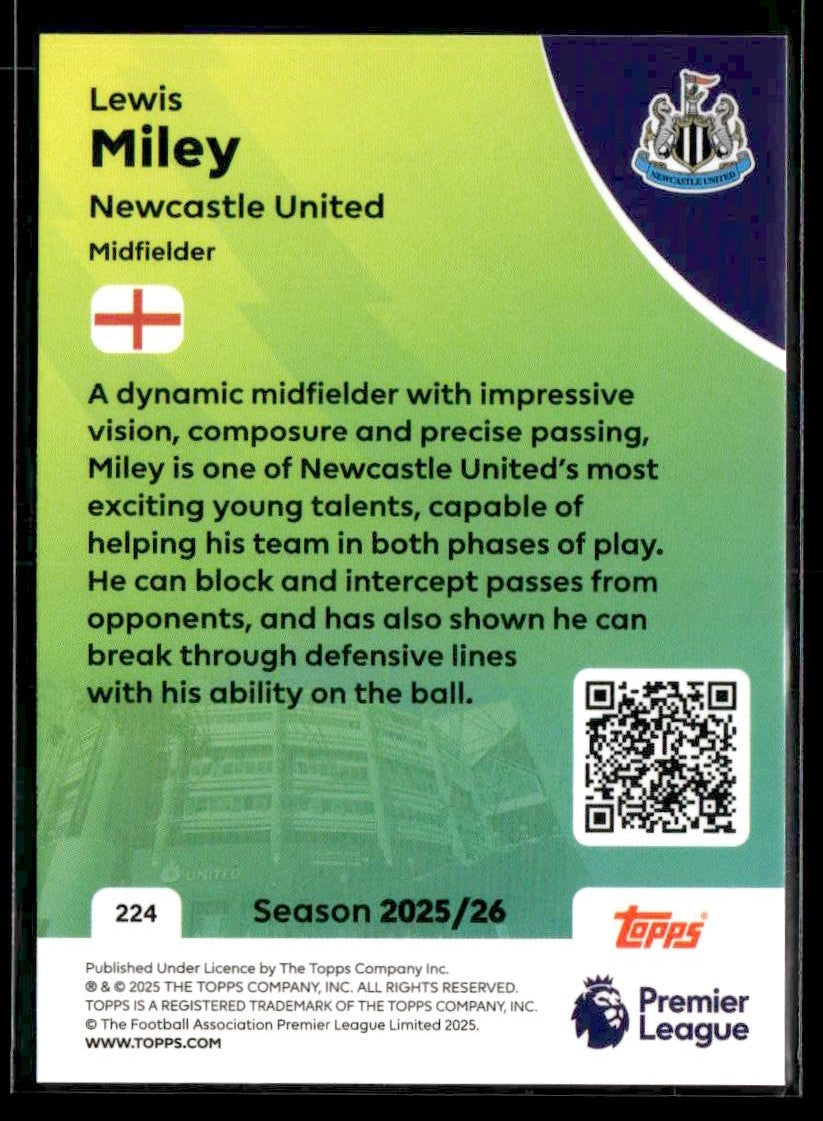 2025-26 Topps Premier League #224 Lewis Miley