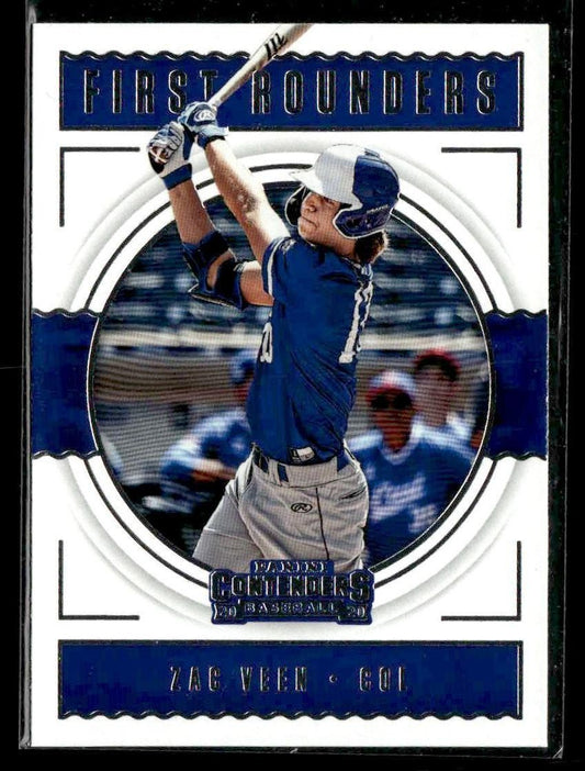 2020 Panini Contenders #FR-8 Zac Veen First Rounders