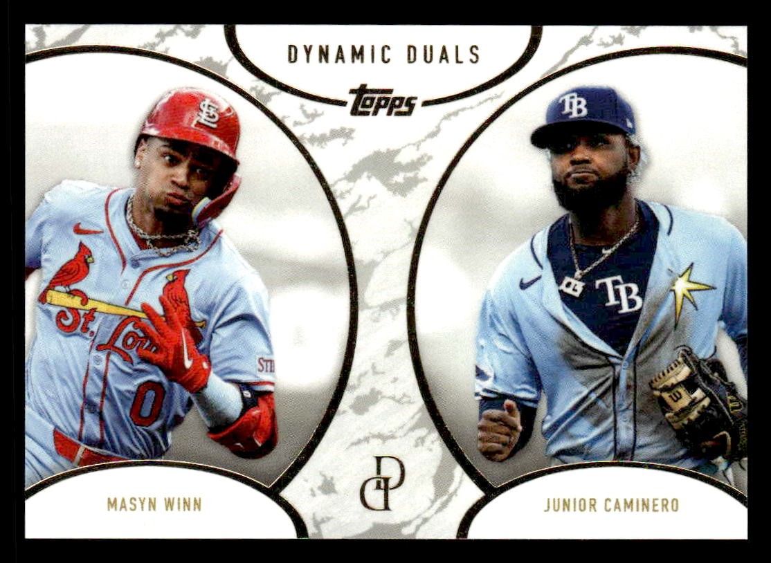 2025 Topps Dynamic Duals #46 Masyn Winn / Junior Caminero