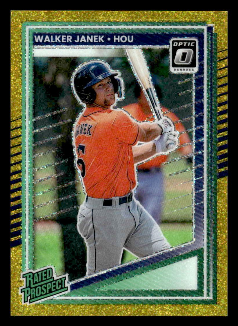 2025 Donruss #176 Walker Janek Optic Gold Glitter - #1/5