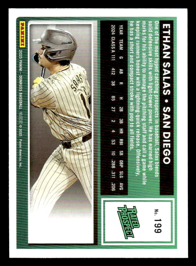 2025 Donruss #199 Ethan Salas