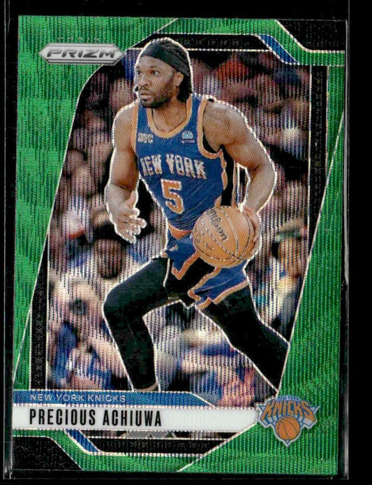 2024-25 Panini Prizm #42 Precious Achiuwa Prizms Green