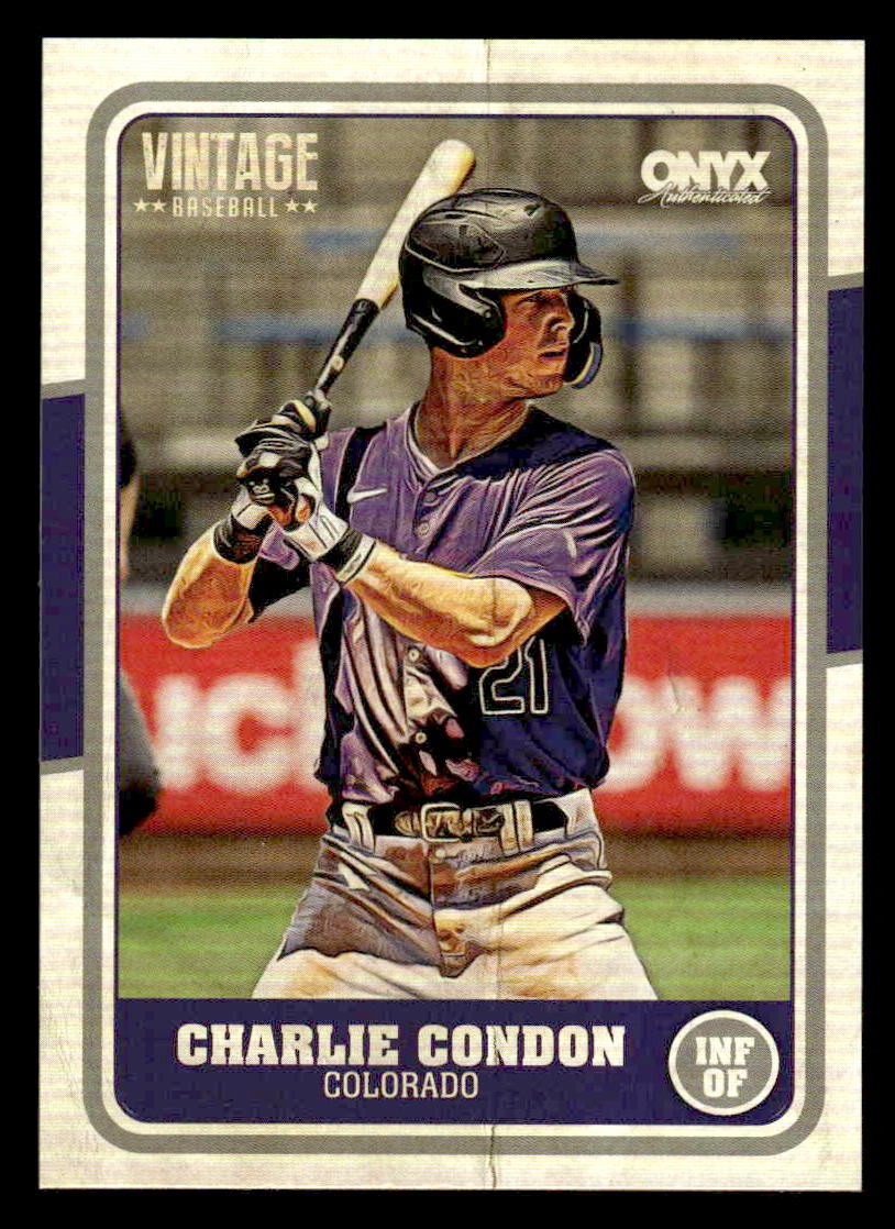 2025 Onyx Vintage #OVCHCO Charlie Condon