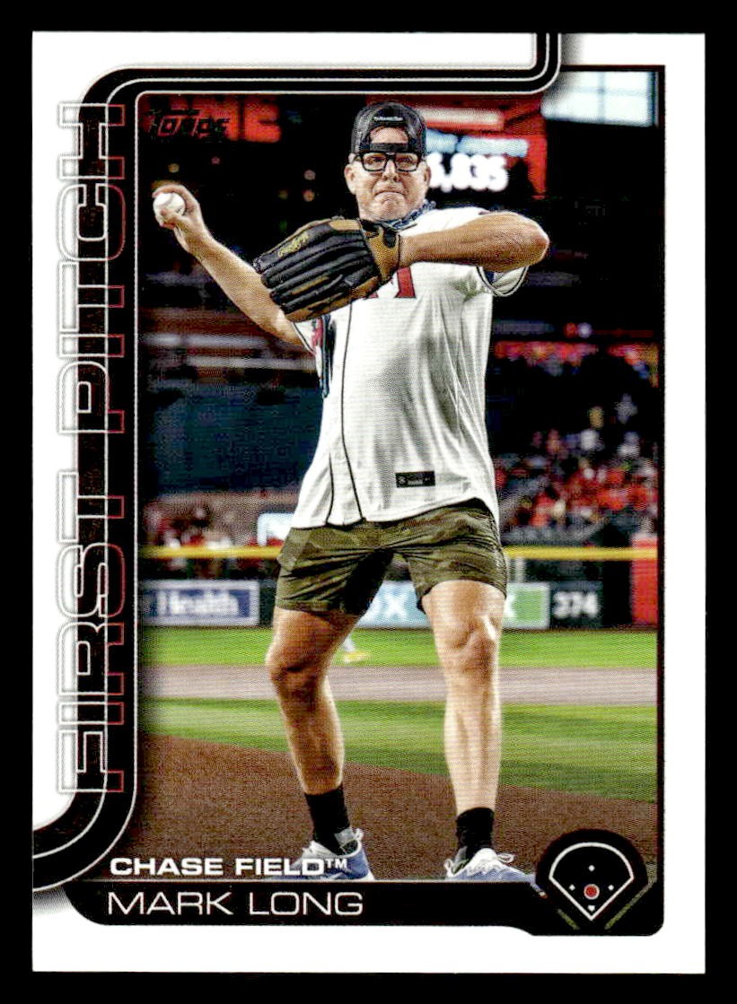 2025 Topps #FP2-5 Mark Long First Pitch (Series Two)