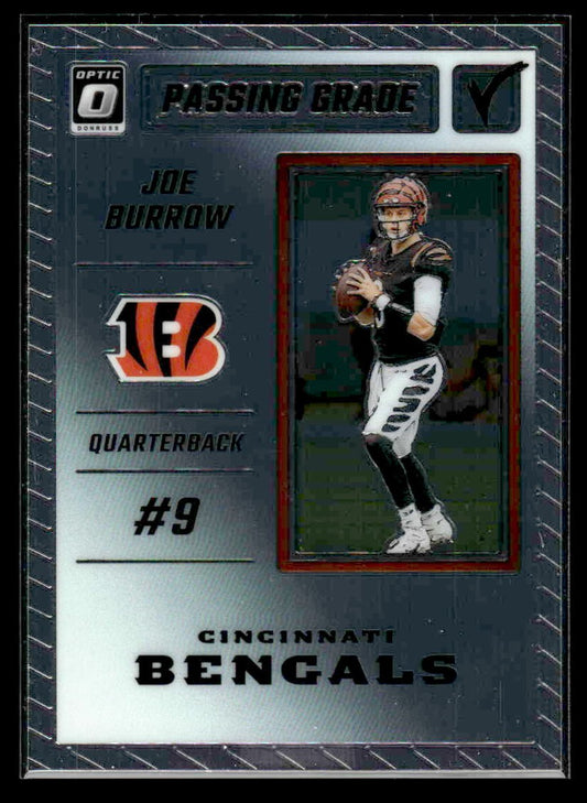 2023 Donruss Optic #PG-JB Joe Burrow Passing Grade