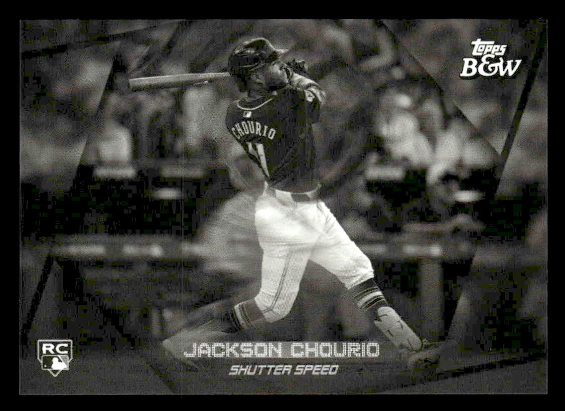 2024 Topps Black & White #SS5 Jackson Chourio Shutter Speed