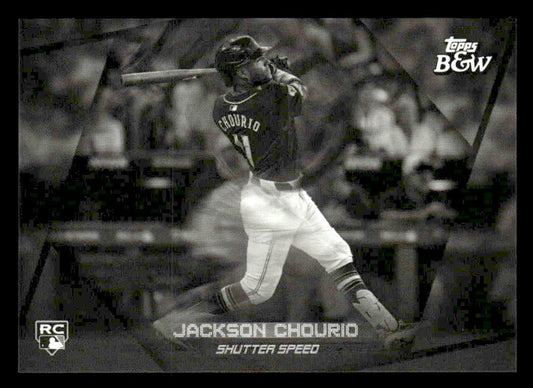 2024 Topps Black & White #SS5 Jackson Chourio Shutter Speed