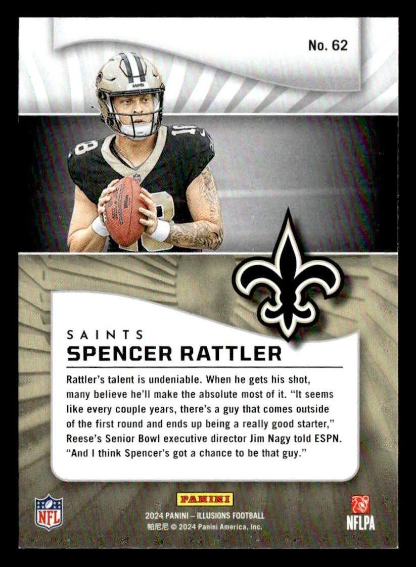 2024 Panini Illusions #62 Spencer Rattler Retail