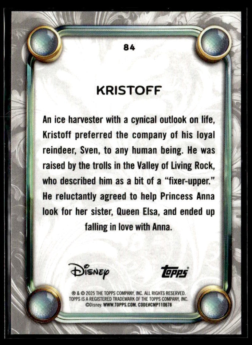 2025 Topps Disney Wonder #84 Kristoff