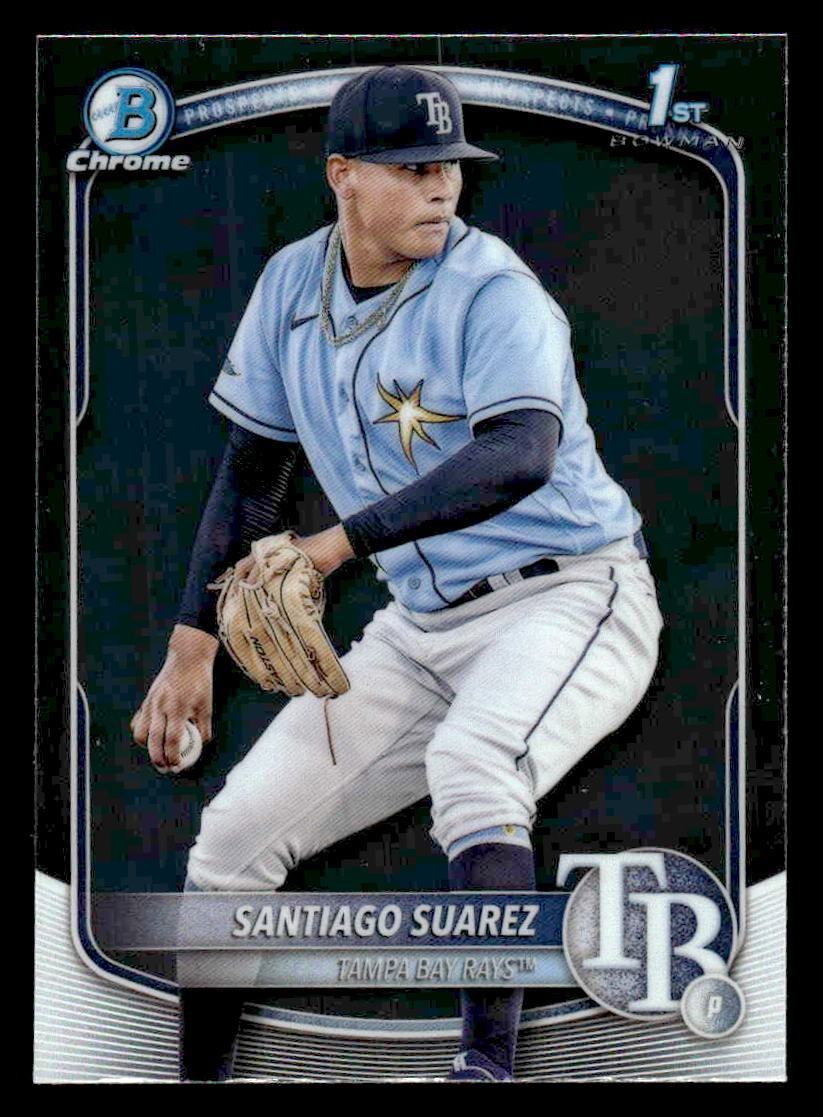 2025 Bowman #BCP-142 Santiago Suarez Chrome Prospects