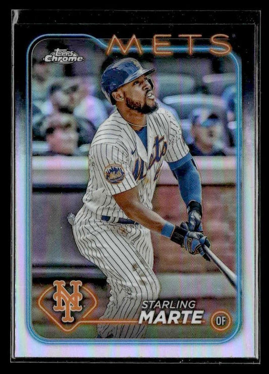 2024 Topps Chrome #257 Starling Marte Refractors