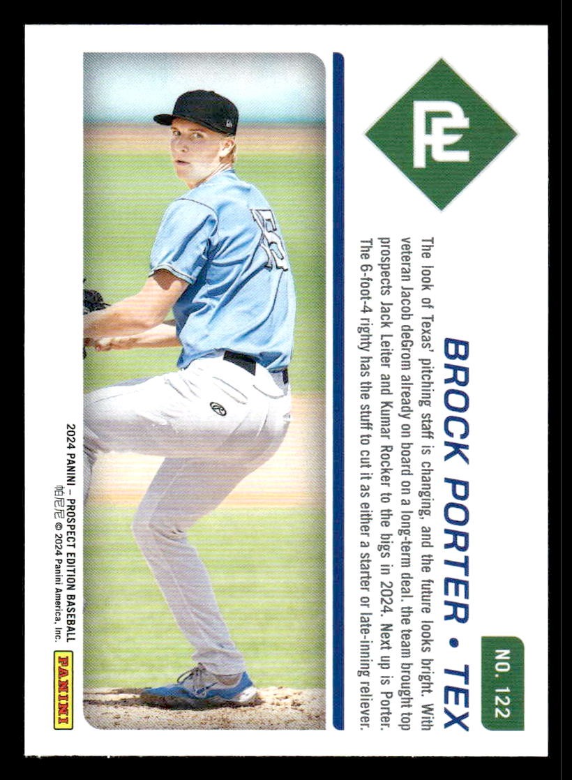 2024 Panini Prospect Edition #122 Brock Porter
