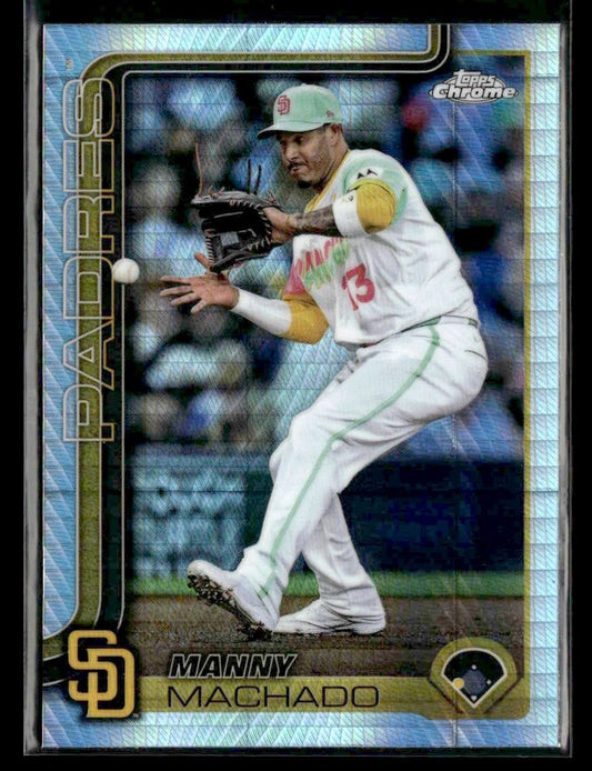 2025 Topps Chrome #53 Manny Machado Prism Refractors