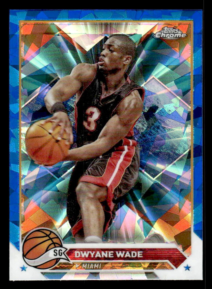 2023-24 Topps Chrome Sapphire Edition #154 Dwyane Wade