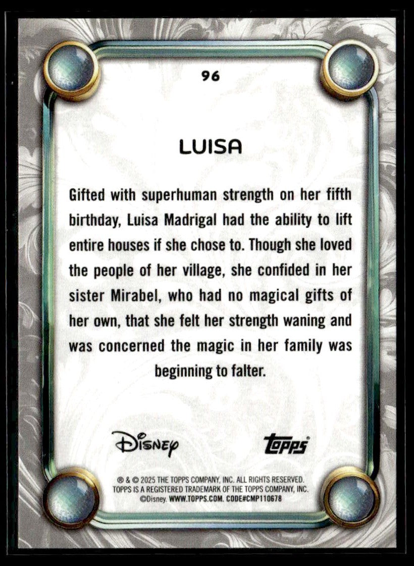 2025 Topps Disney Wonder #96 Luisa