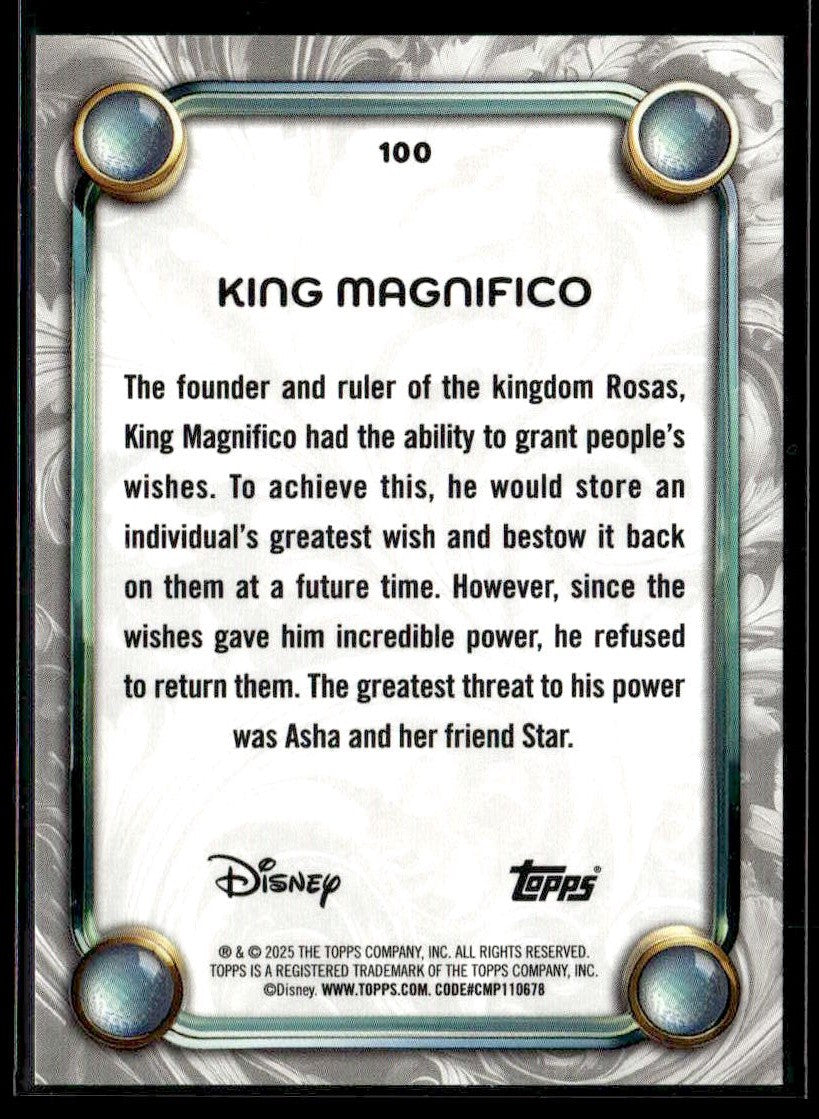 2025 Topps Disney Wonder #100 King Magnifico