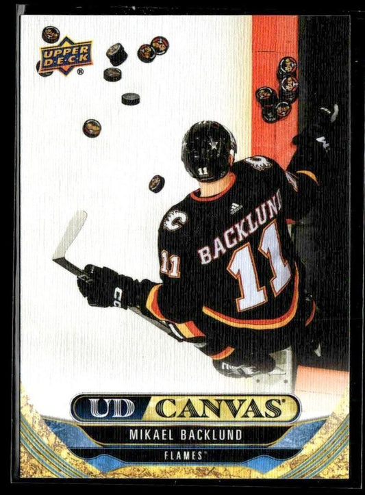 2024-25 Upper Deck #C-30 Mikael Backlund UD Canvas