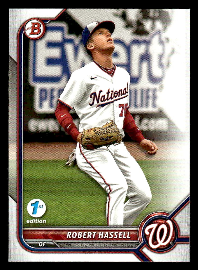 2022 Bowman Draft 1st Edition #BD-169 Robert Hassell