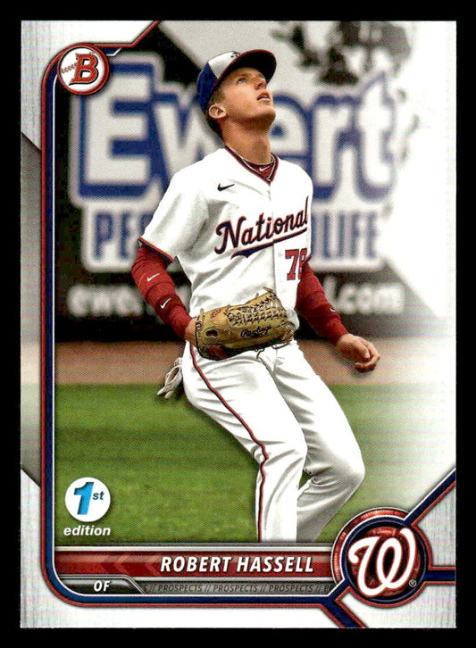 2022 Bowman Draft 1st Edition #BD-169 Robert Hassell