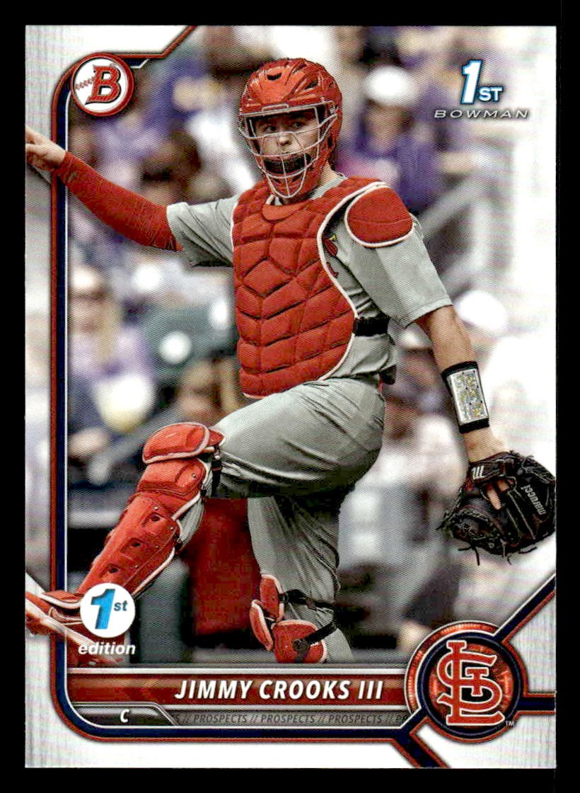 2022 Bowman Draft 1st Edition #BD-178 Jimmy Crooks III