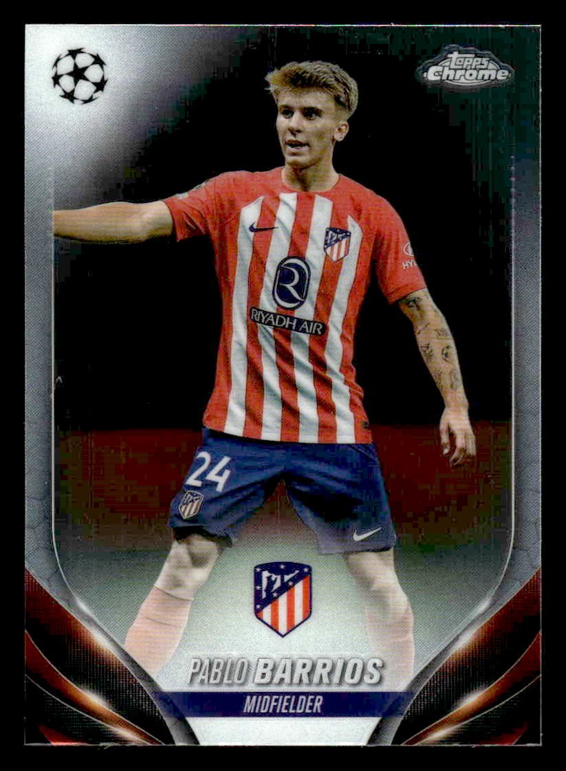2023-24 Topps Chrome UEFA Club Competitions #139 Pablo Barrios
