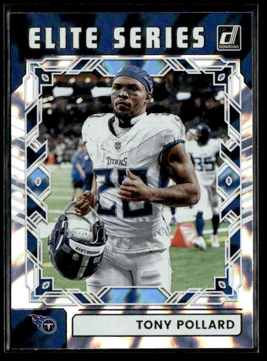 2025 Donruss #TES-TPO Tony Pollard Elite Series