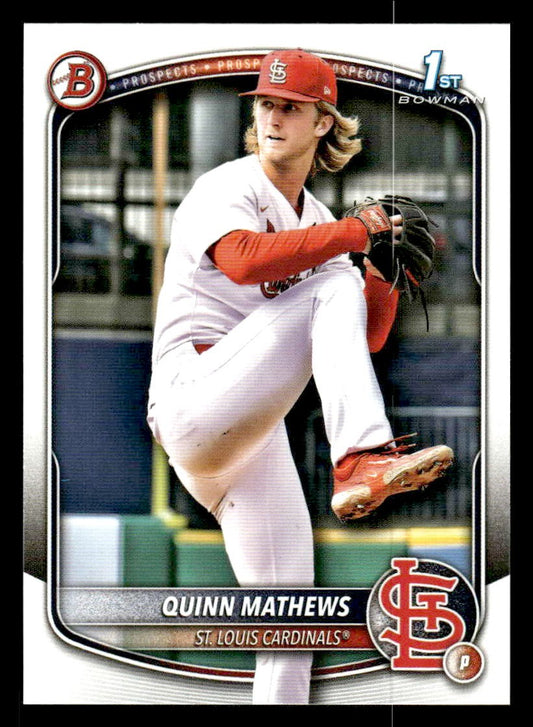 2025 Bowman #BP-25 Quinn Mathews Prospects