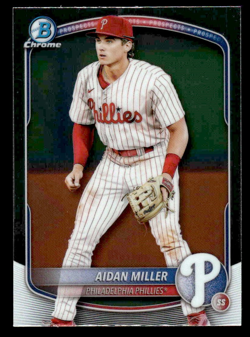 2025 Bowman #BCP-54 Aidan Miller Chrome Prospects