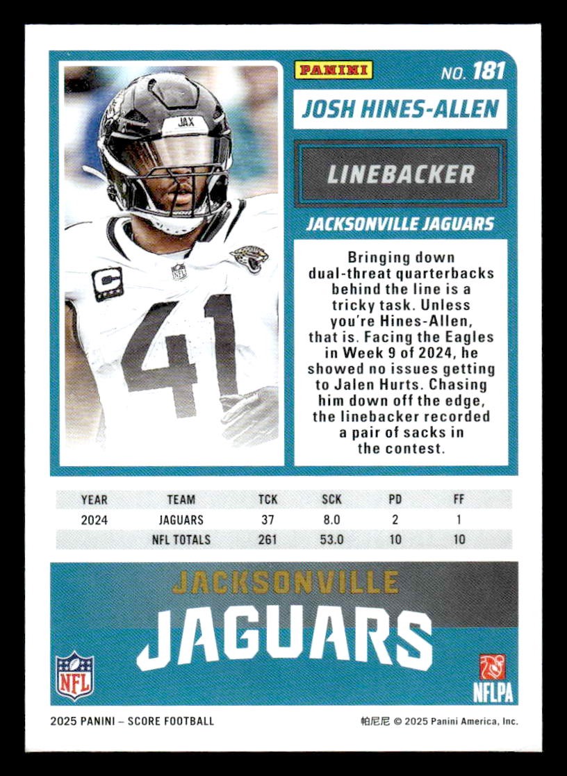 2025 Score #181 Josh Hines-Allen