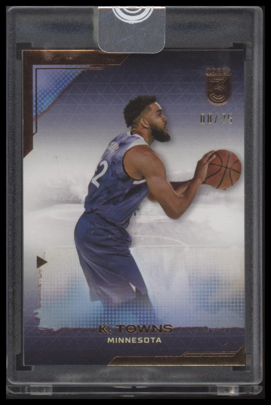 2023-24 Topps 3 #20 Karl-Anthony Towns Bronze #/25